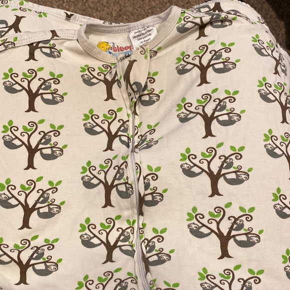 Sleeping Baby ZipadeeZip Pajamas Well Worn Zipadee Zip Sleep Sack